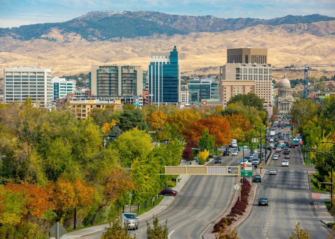Horizon du centre-ville de Boise