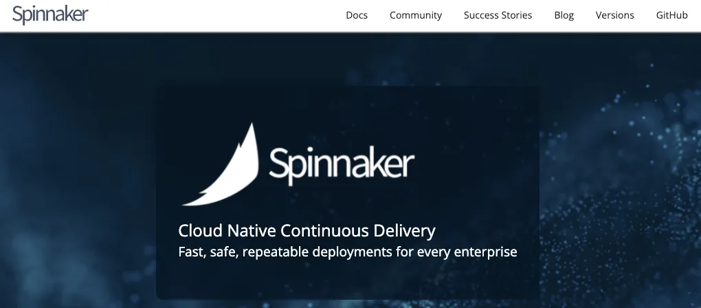 Page d'accueil de Spinnaker Release Management