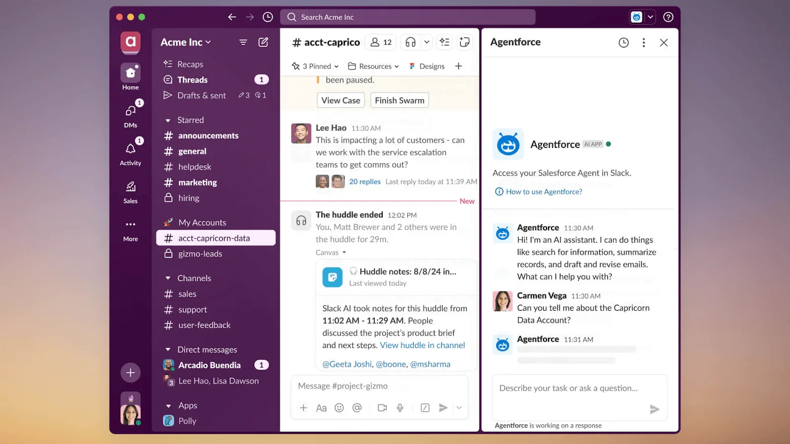Kanäle und Threads: Slack vs. WhatsApp