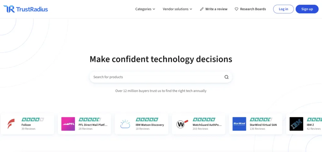 TrustRadius: el mejor sitio web de reseñas de software