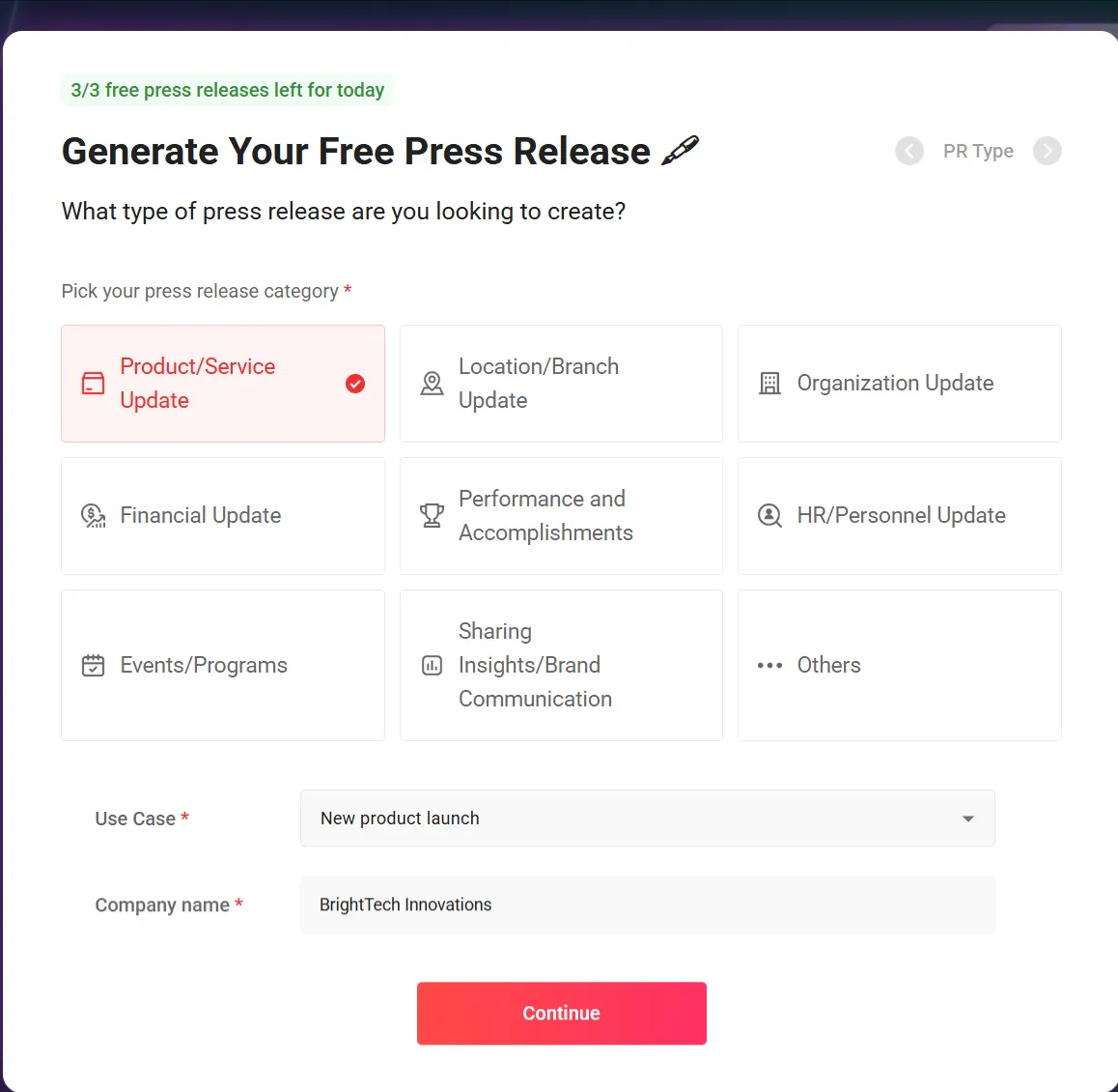 MarketersMEDIA: AI-generator voor persberichten