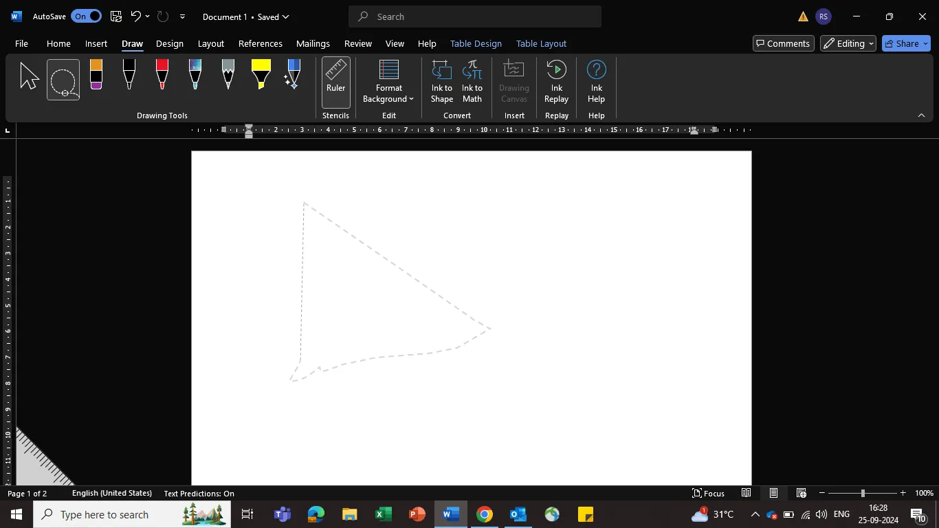 Como desenhar no Word - Recurso Ink Replay