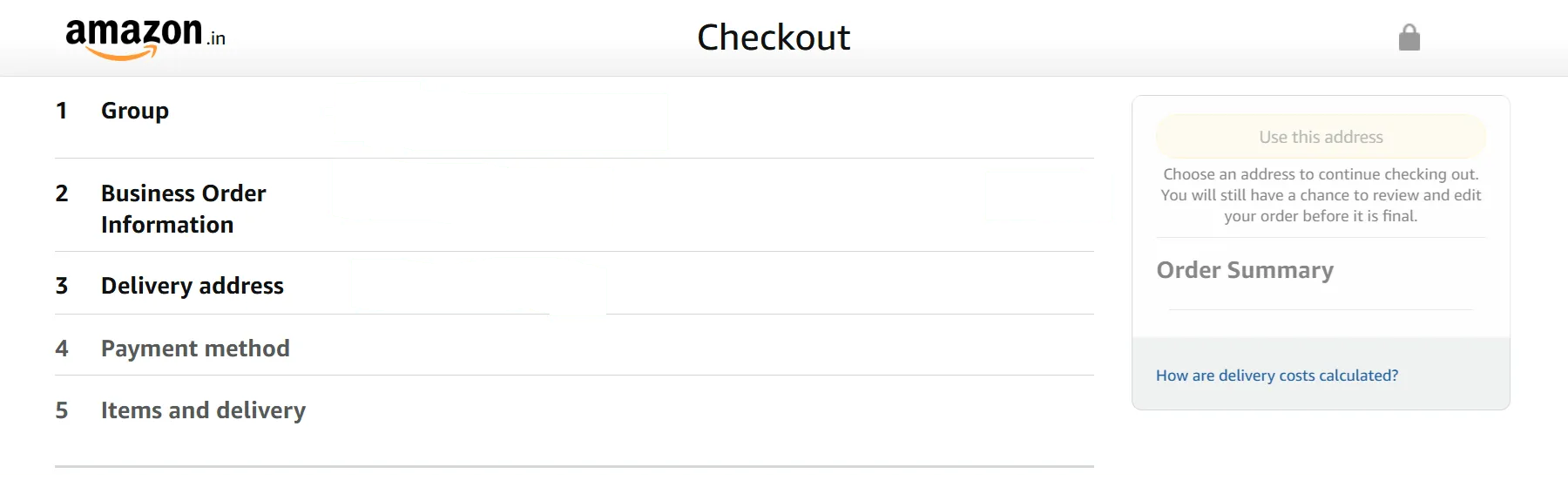 Страница за плащане в Amazon: Принципи на дизайна на Гещалт