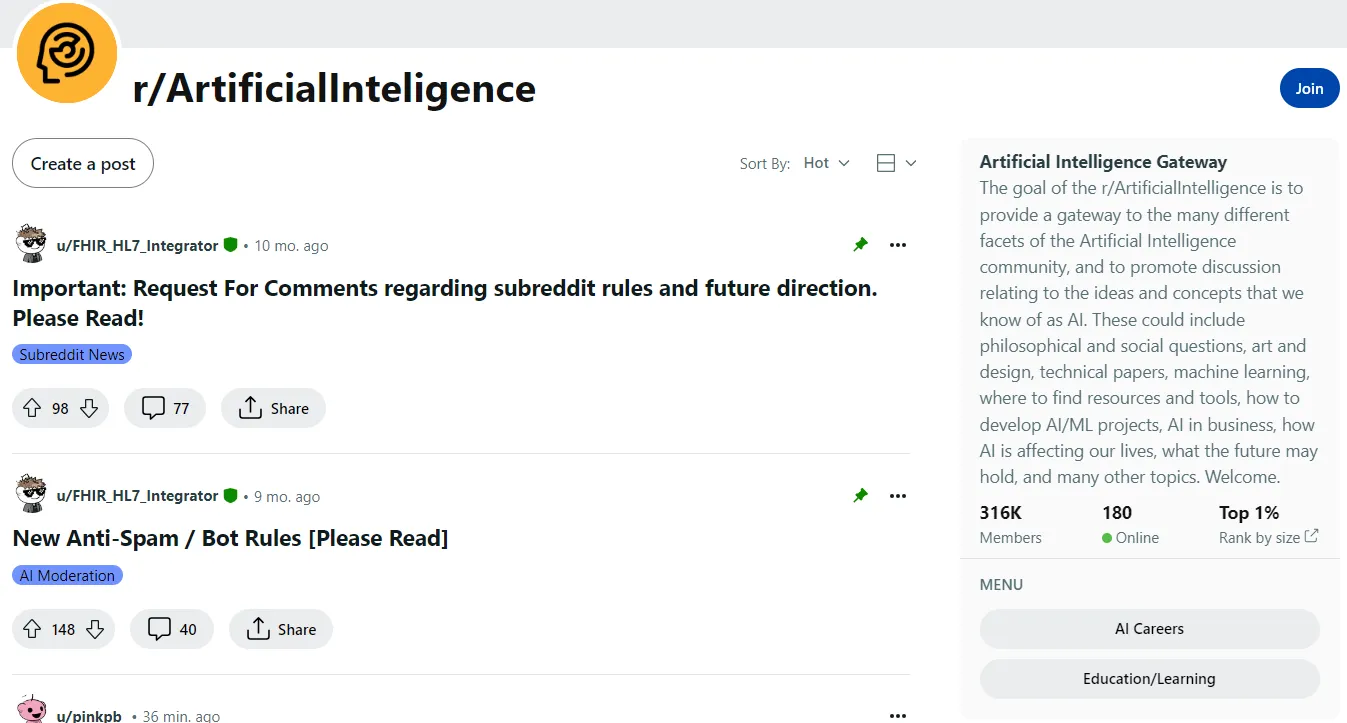 r/ArtificialInteligence