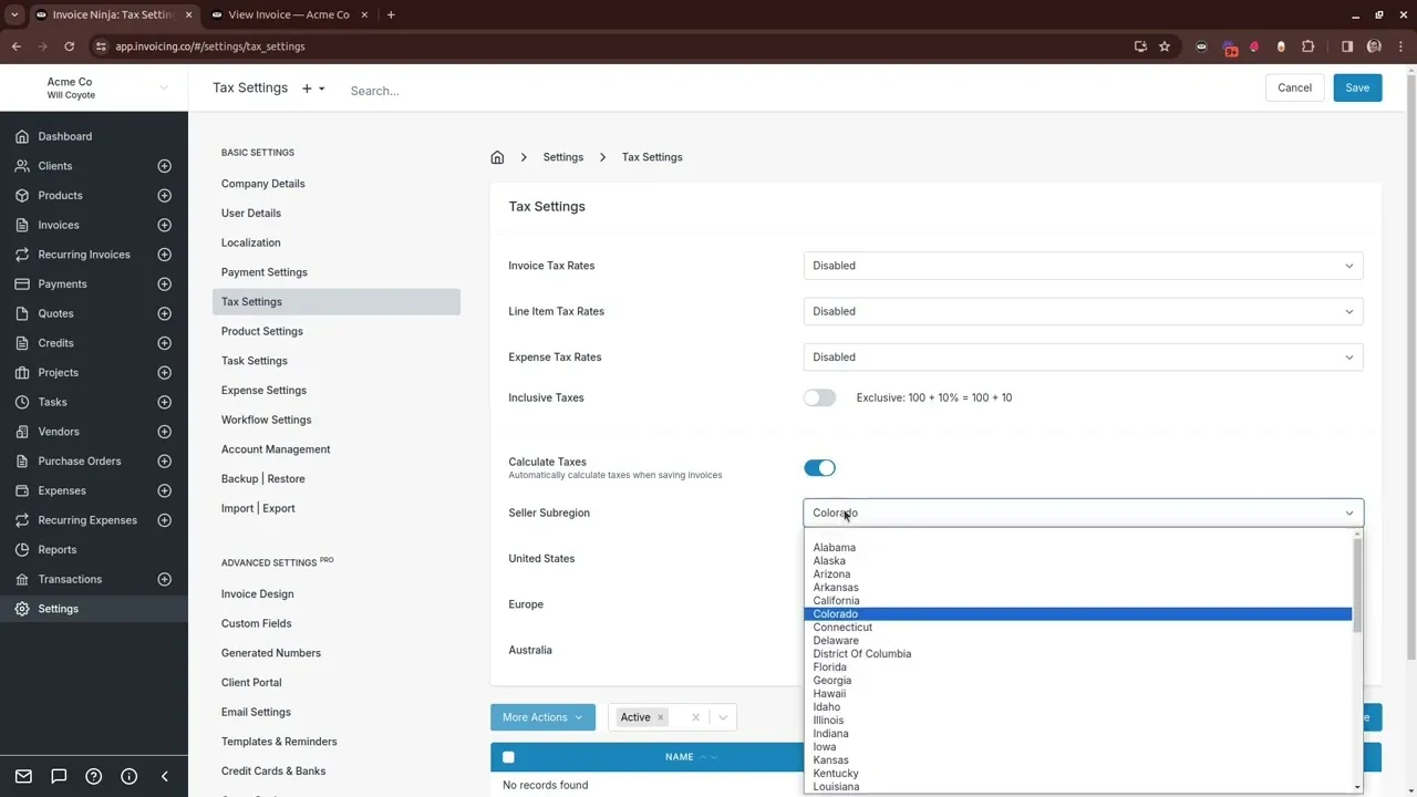 Invoice Ninja: software SaaS de marca blanca