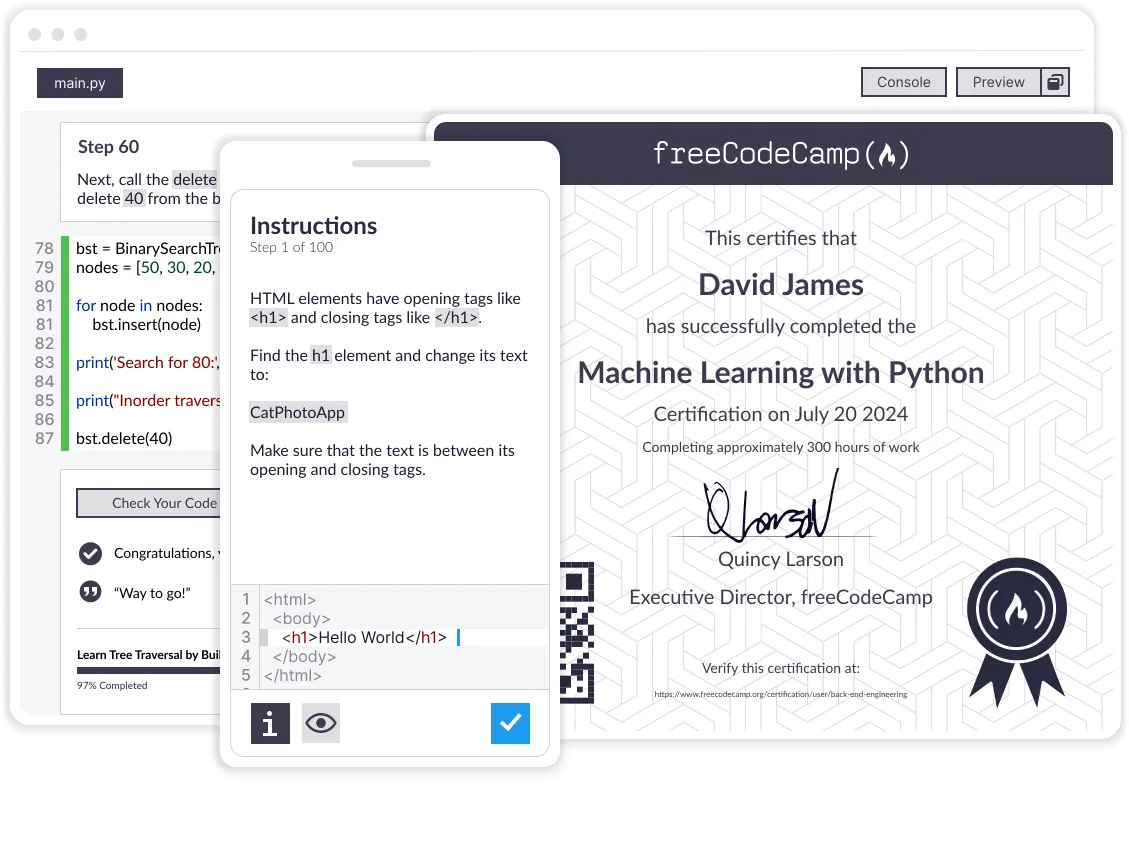 freeCodeCamp Open-Source-Projekte für das Programmieren