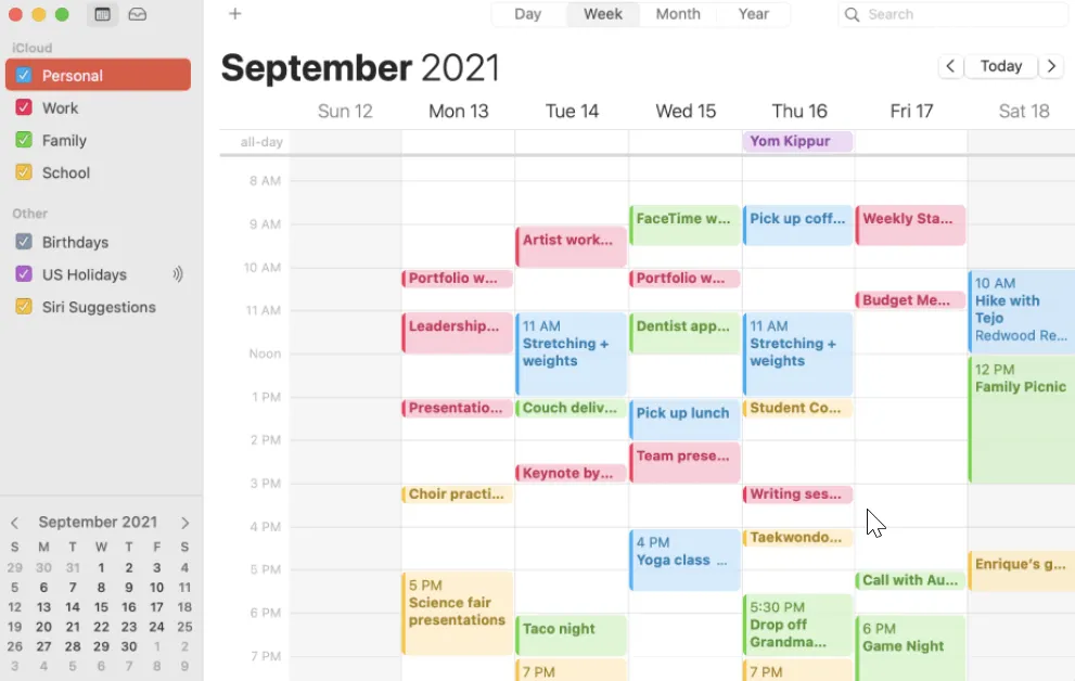 Apple Kalender