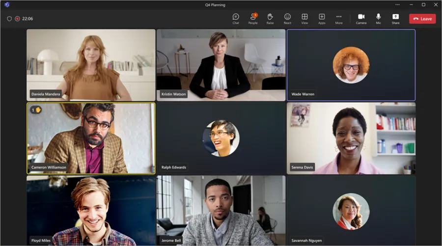 Video-Cuộc gọi-Tính năng Microsoft Teams