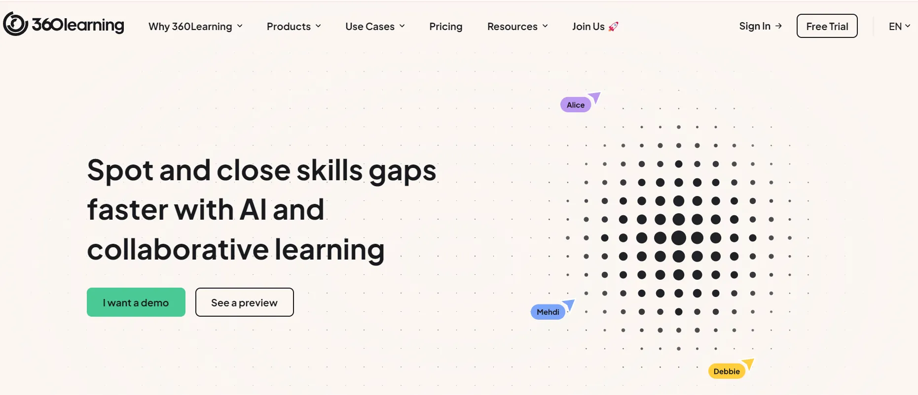 360Learning pour l'apprentissage collaboratif : plateforme d'intégration de l'équipe commerciale