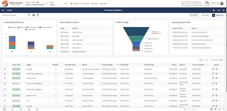 Contractor Foreman: software de planificación de obras