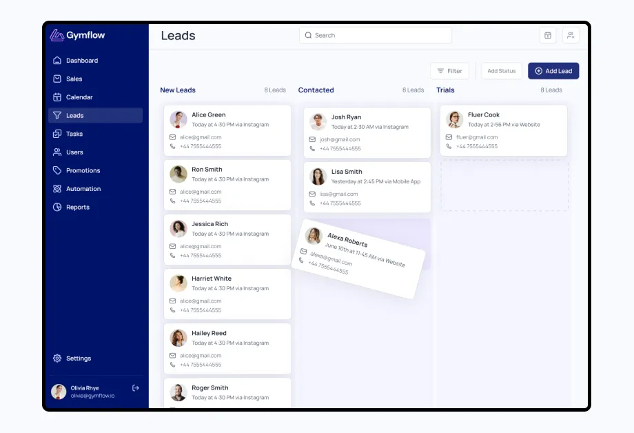 Gymflow: Софтуер за управление на фитнес зали