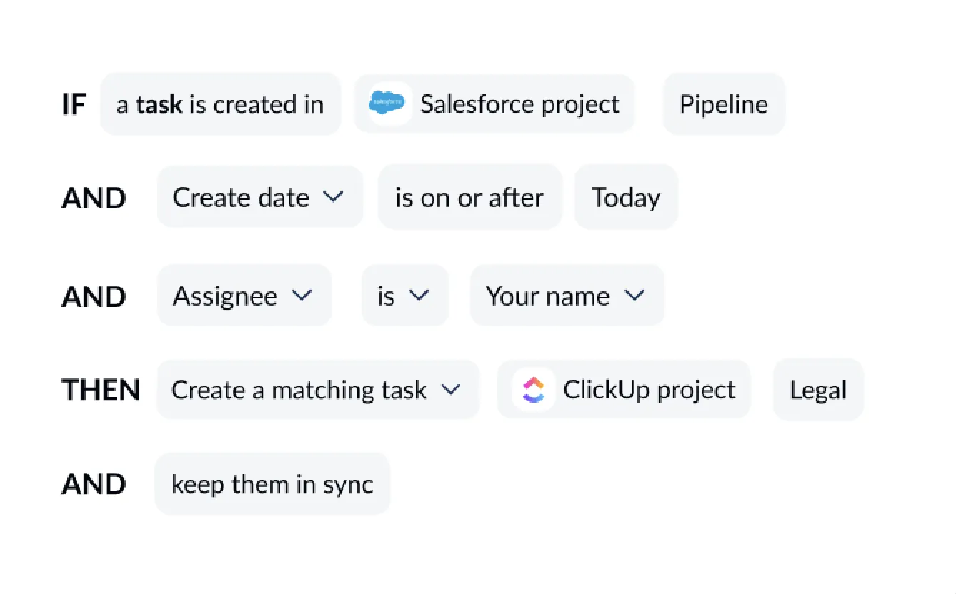Automatisierung von Workflows ClickUp