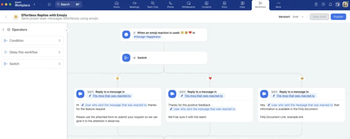 Migliore soluzione di comunicazione aziendale: Zoom: ideale per videoconferenze e riunioni virtuali di alta qualità