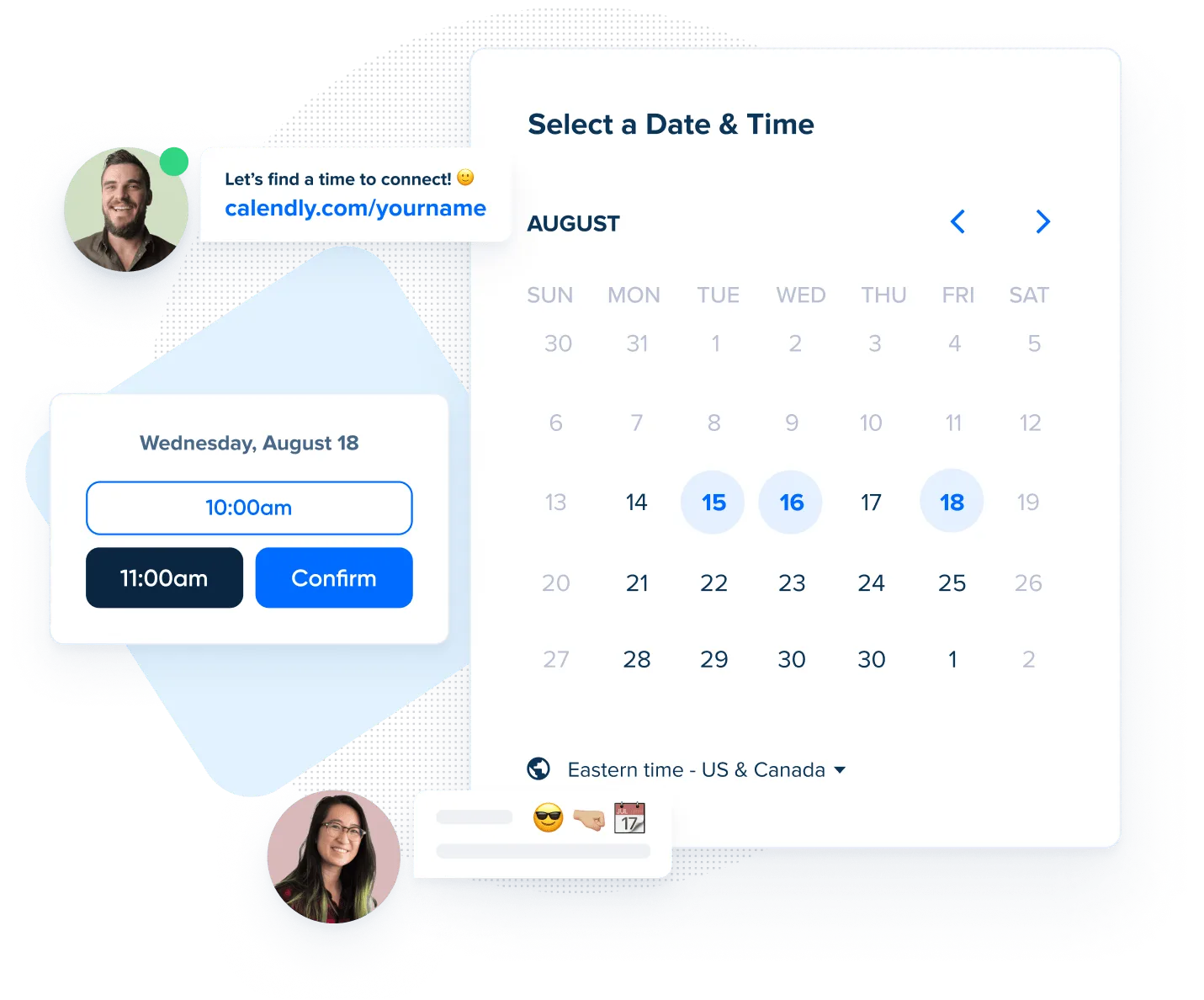 تحديد مواعيد الاجتماعات باستخدام Calendly