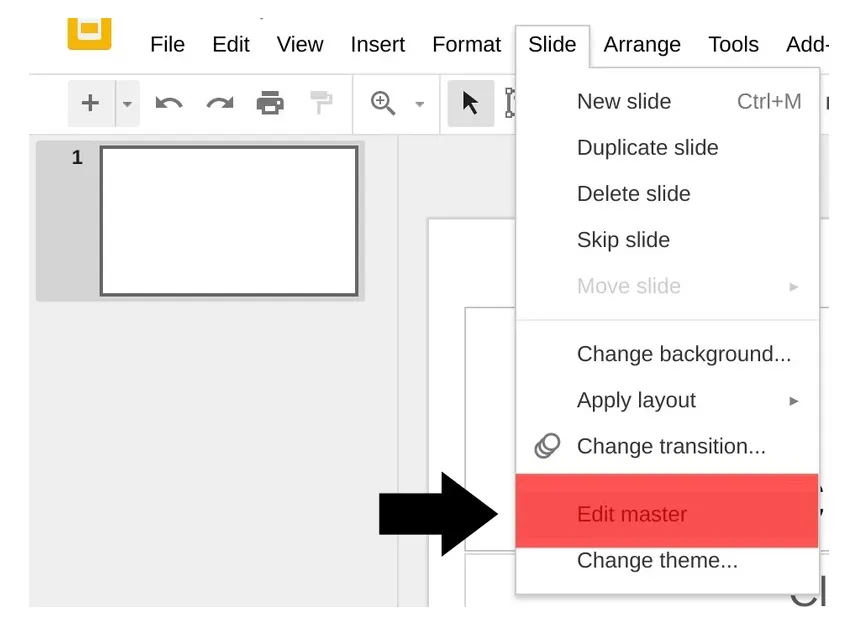 Google Slides: diapositivas maestras