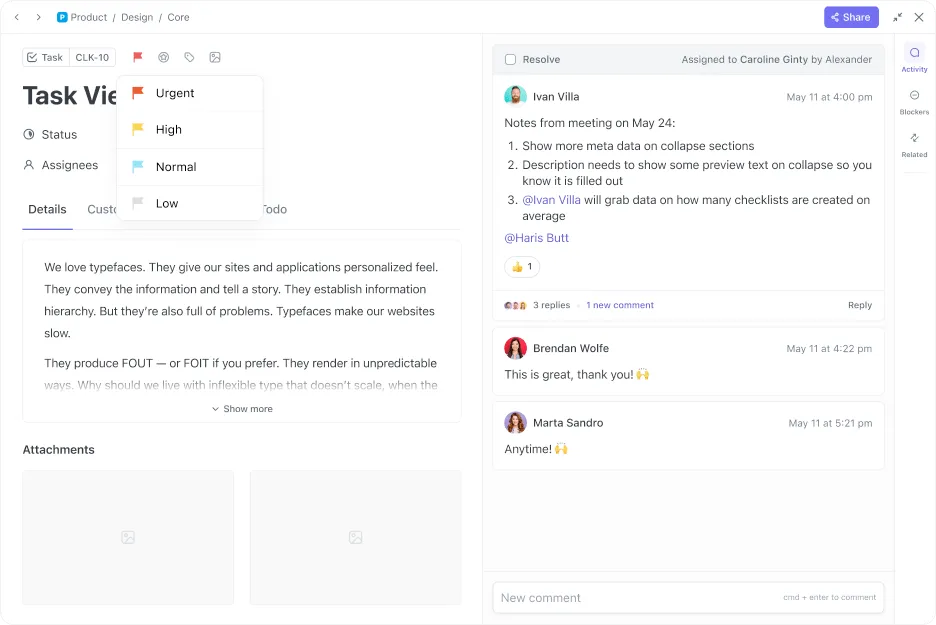 ClickUp の優先度：製品バックログの優先順位付け方法
