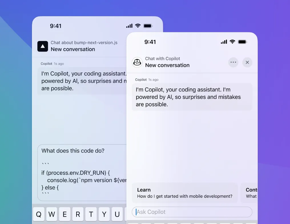 Copilot Chat على GitHub Copilot