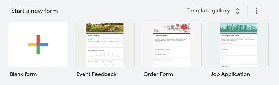 Buat formulir baru_Cara membuat Google Form anonim