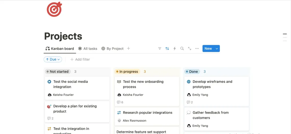 Notion Database, tabelle e organizzazione avanzata