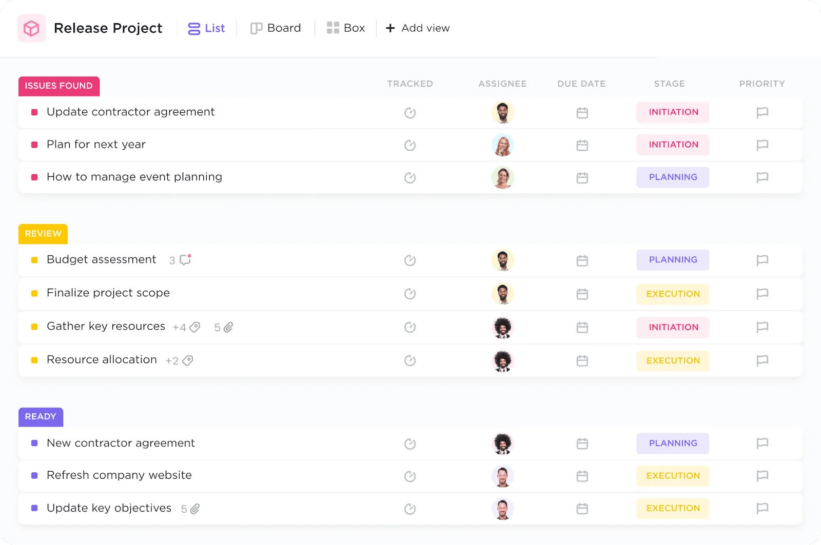 Nhiệm vụ ClickUp