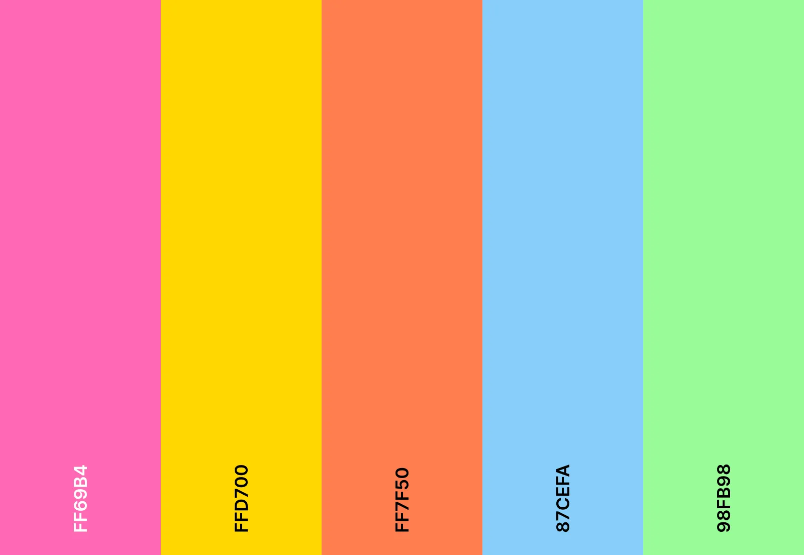 Verleihen Sie Ihrem Kalender mit lebhaften Farben wie verspieltem Rosa, Pastellblau und fröhlichem Gelb einen Hauch von Süße.