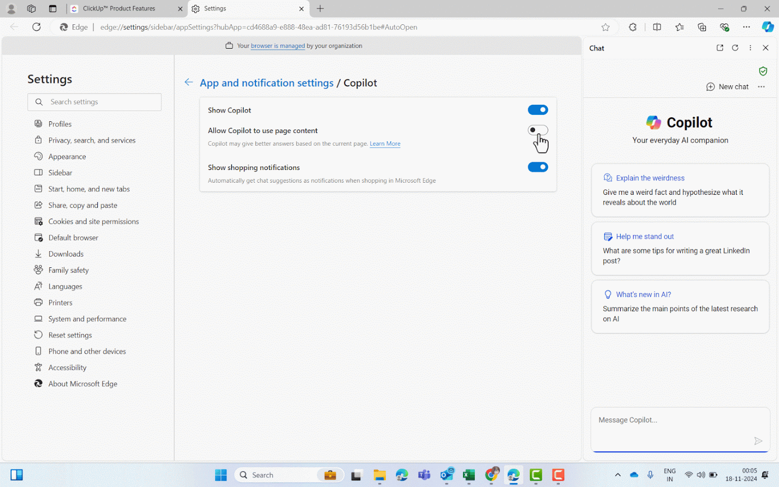 Copilot Chat para conversaciones contextuales