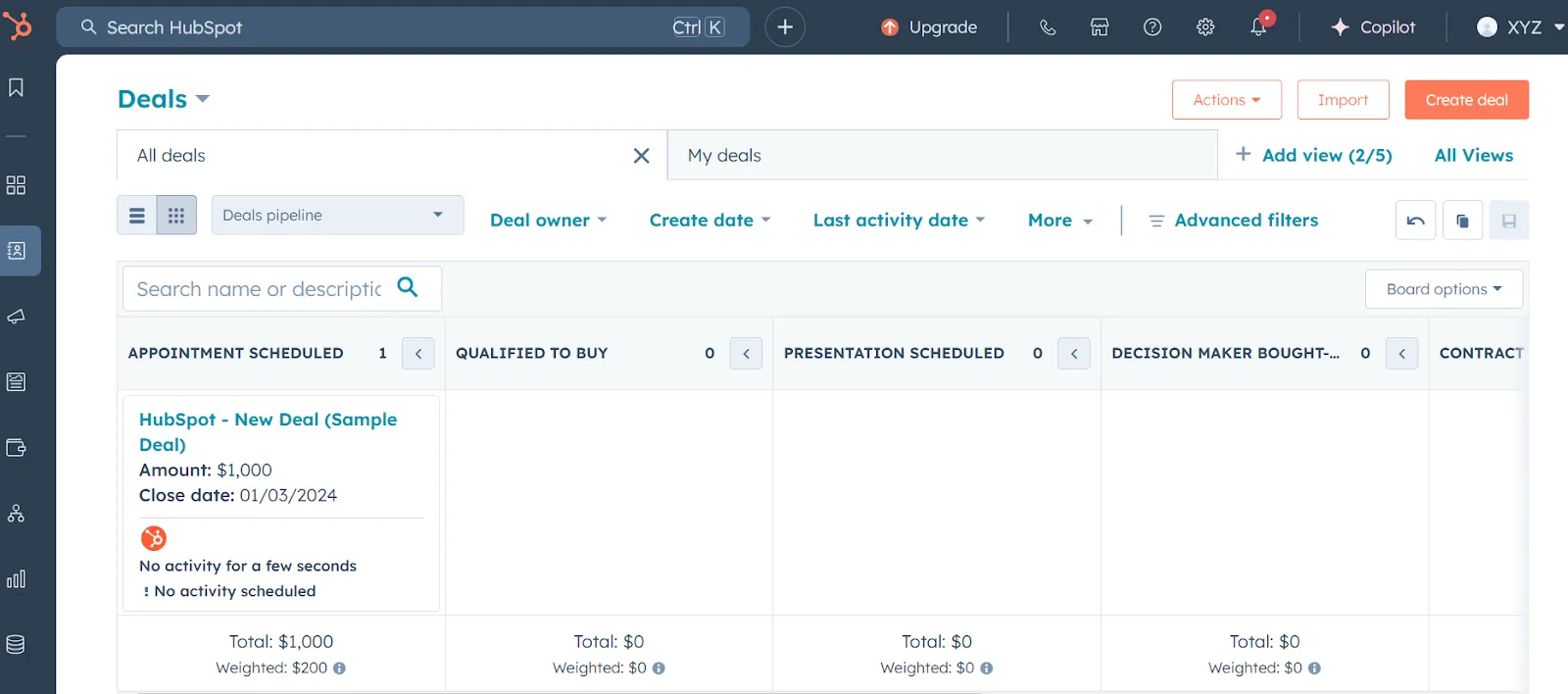 HubSpot CRM  ประกันภัย crm
