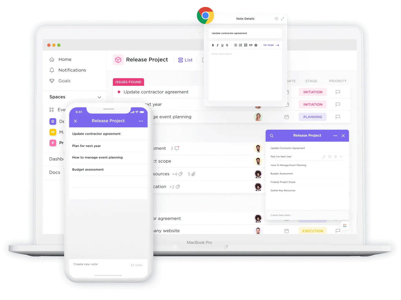 ClickUp bloc-notes