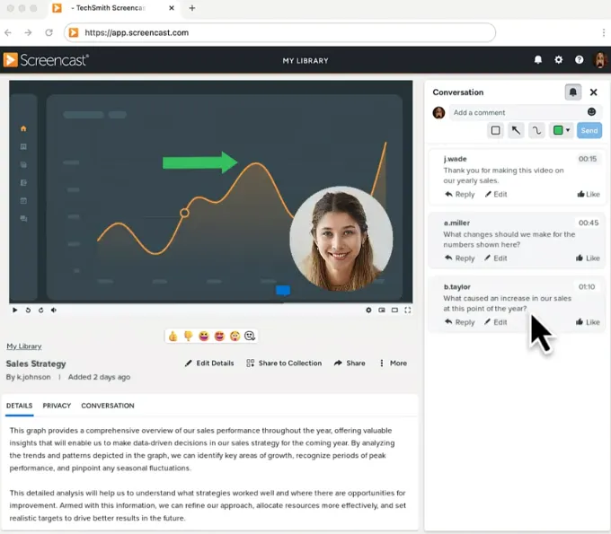 Snagit: Инструменти с изкуствен интелект за техническо писане