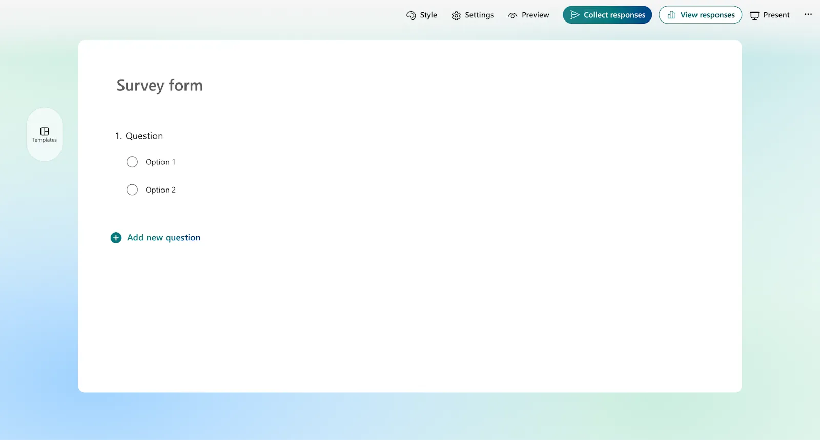Google Forms vs. Microsoft Forms: Hình ảnh Microsoft Forms