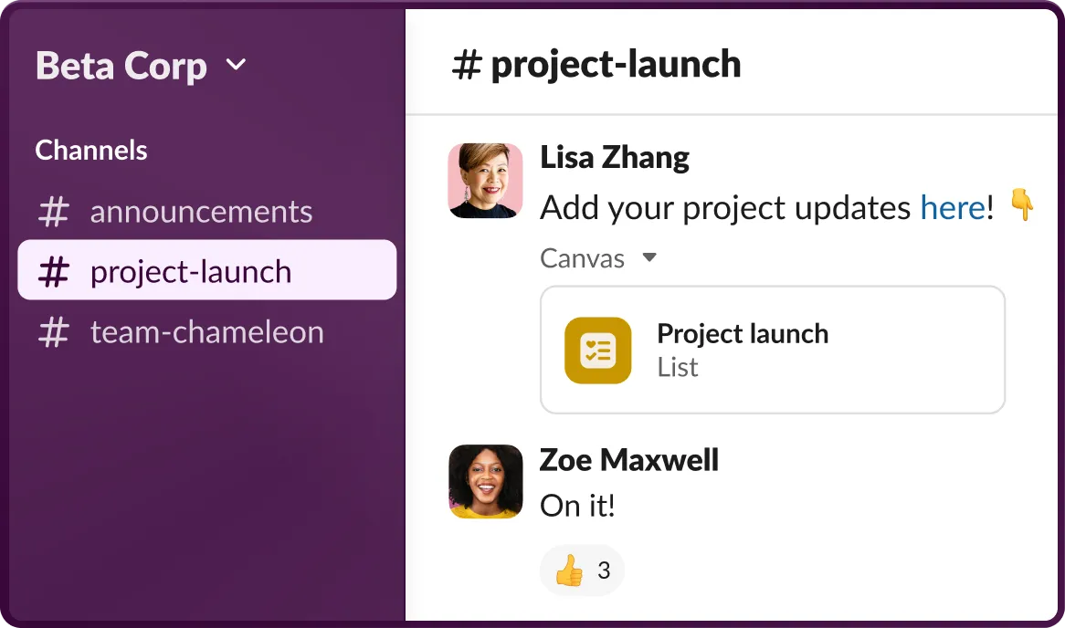 Slack - เครื่องมือ AI สำหรับการจัดการทีม