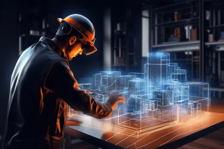 gambar 3D untuk memvisualisasikan desain