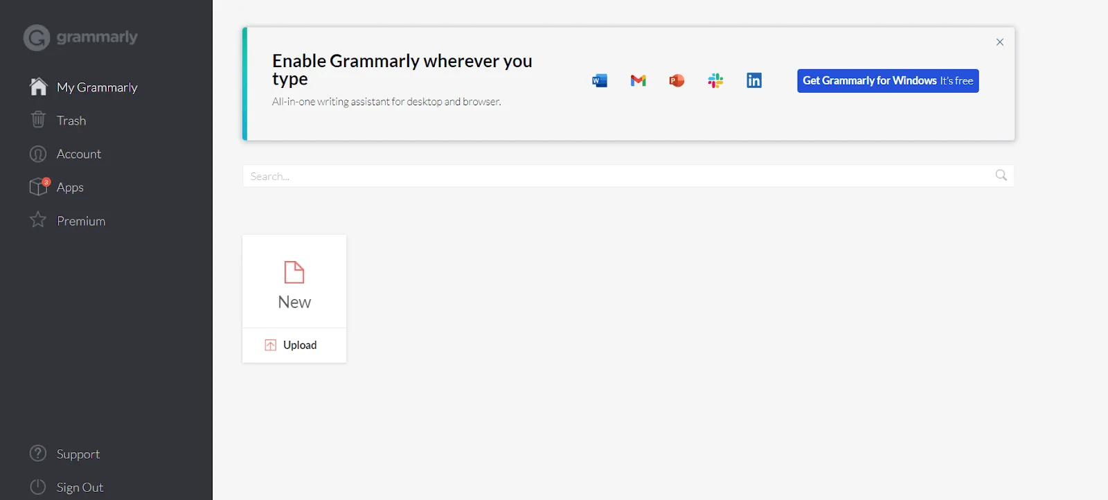 Grammarly für Unterstützung bei der Kommunikation auf Englisch