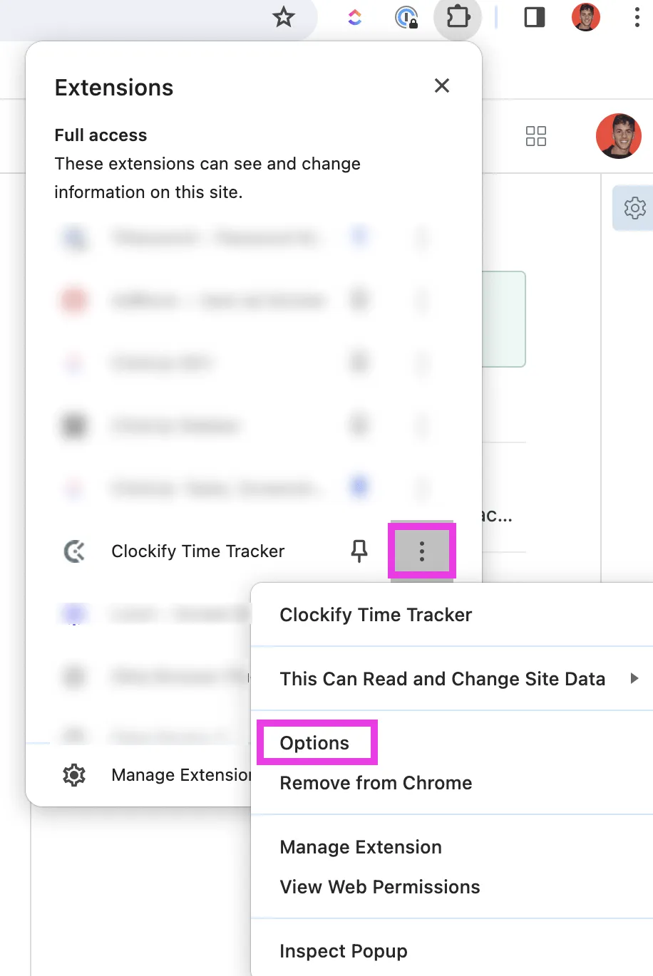 Integrações de controle de tempo do ClickUp: cronômetros conectados e registros que sincronizam dados de tempo entre o ClickUp e aplicativos externos.