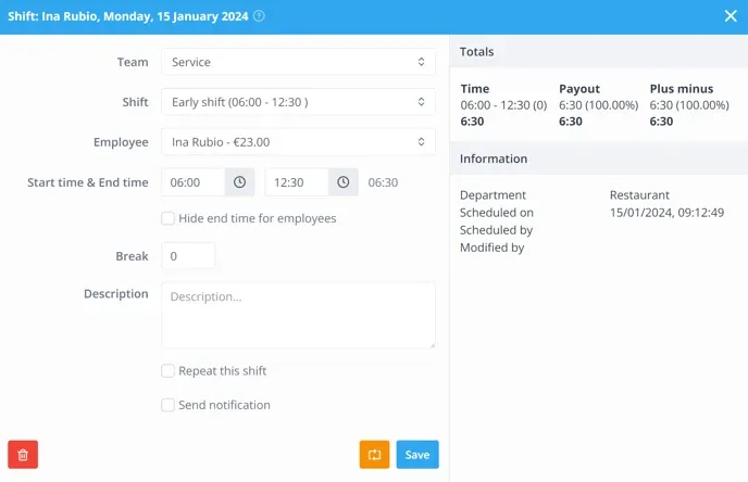 Shiftbase : outil de planification des horaires