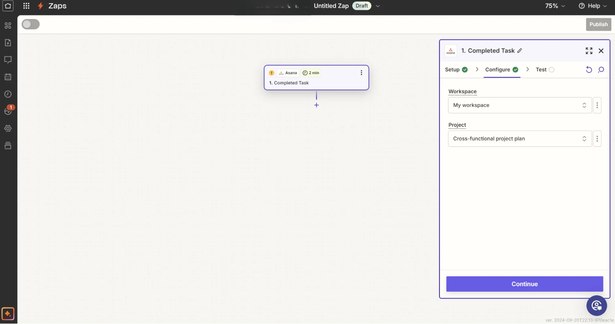 Utilice la Box de la derecha para describir el destino de sus datos de Asana: cómo exportar Asana a Excel.