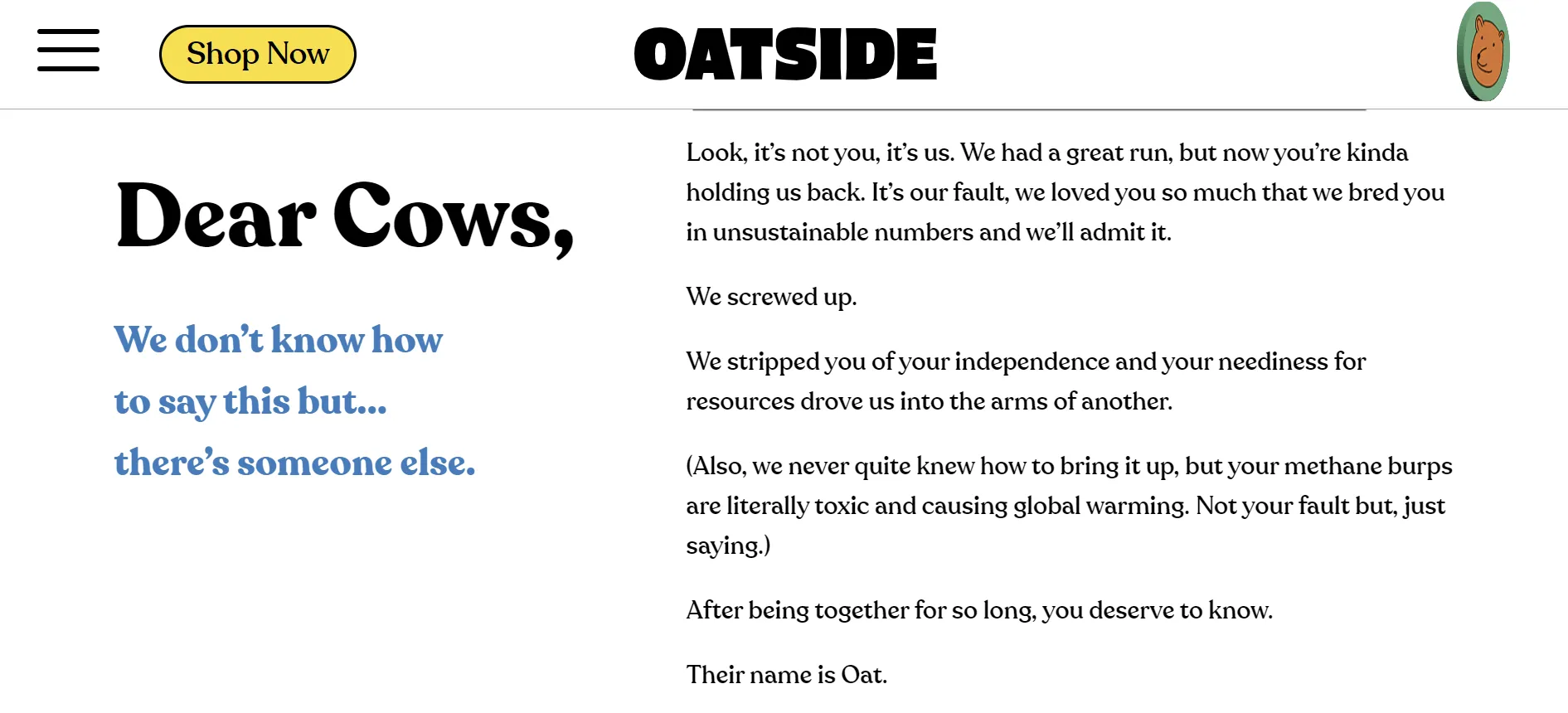 La philosophie de la marque Oatside