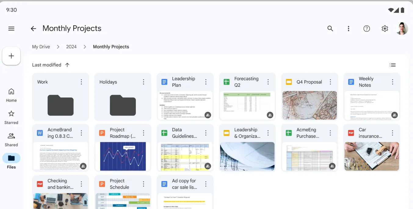 Software per il trasferimento di file: Google Drive