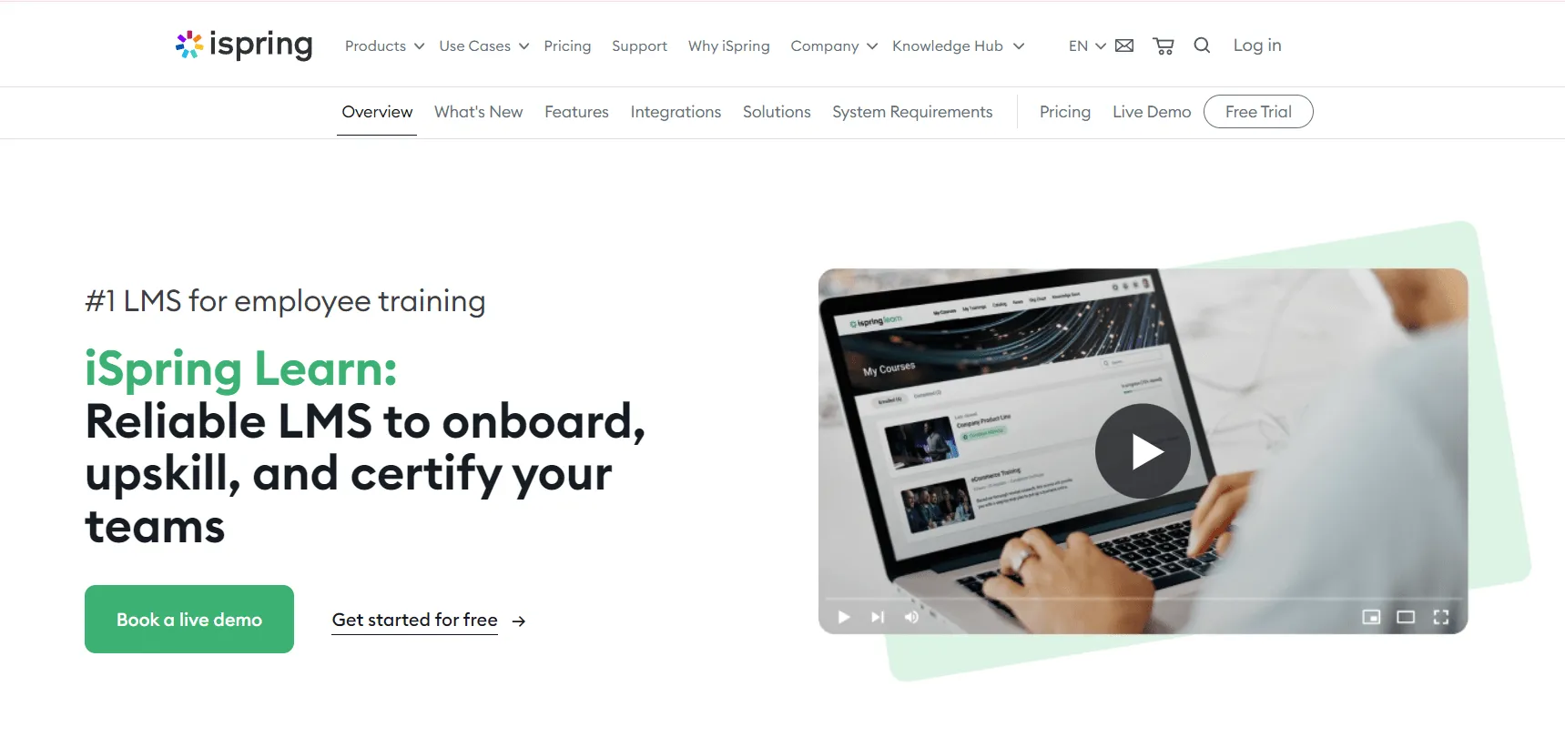 iSpring Learn pour une intégration rapide : plateforme d'intégration de l'équipe commerciale