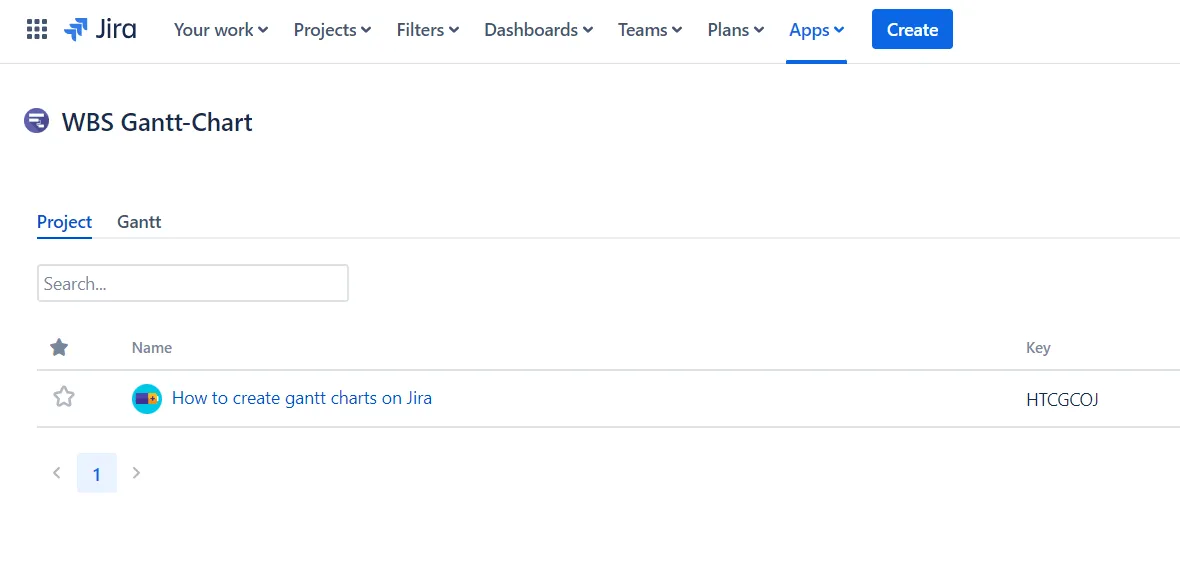 Jak vytvořit Ganttův diagram v Jira: karta Projekt