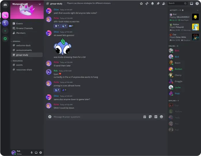 Discord: بديل GroupMe