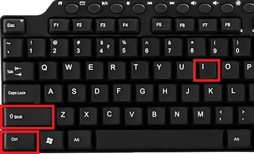 Scorciatoia dell'interfaccia degli strumenti di sviluppo