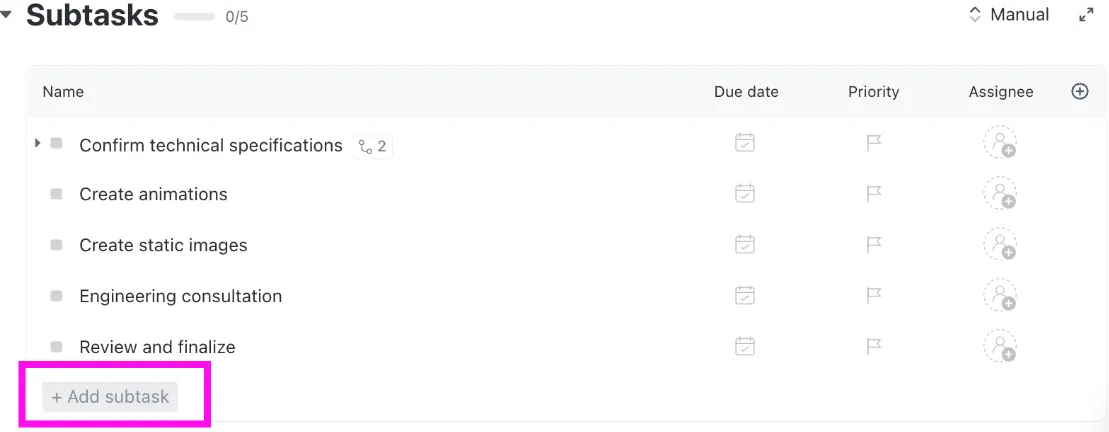 Podúkoly v Jira