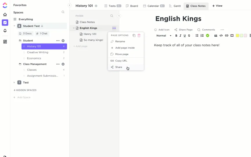 ClickUp Documents