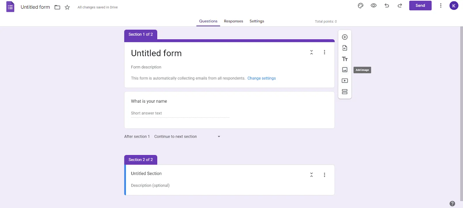 Thêm hình ảnh vào Google Forms