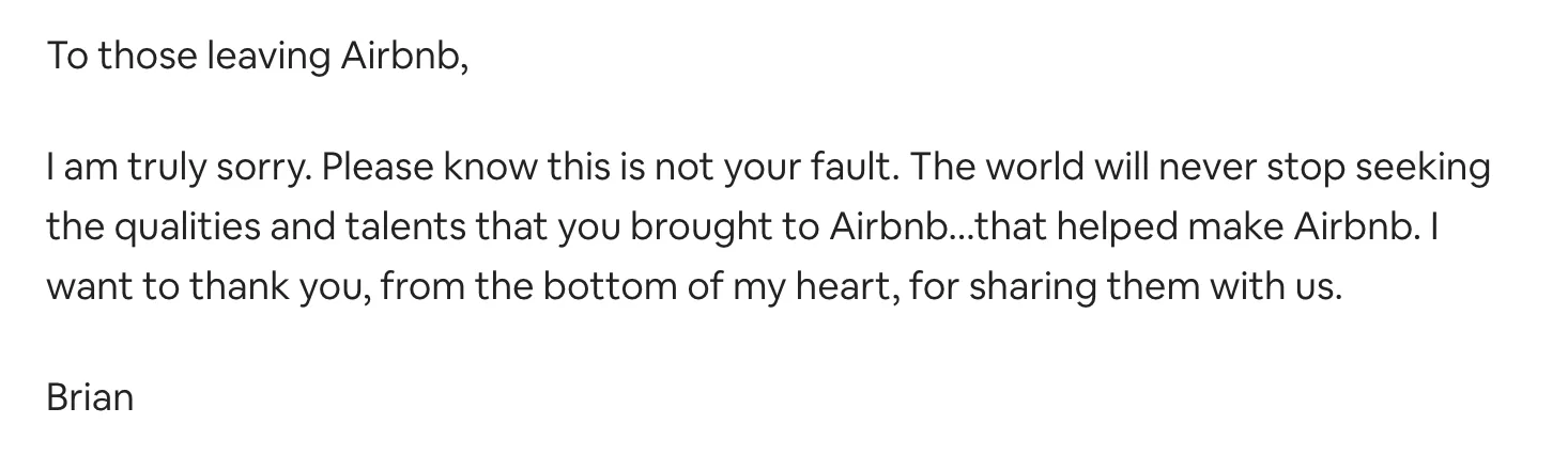 E-mail da AirBnb