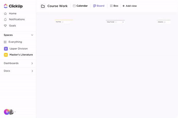 ClickUp للطلاب: حقق المزيد من الإنجازات، وقلل من التوتر مع ClickUp