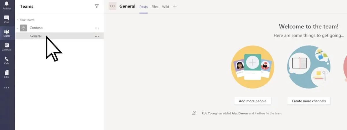 Strumenti di collaborazione cloud: pagina Generale di Microsoft 365