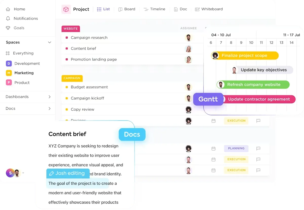 ClickUp : بدائل Quso.AI