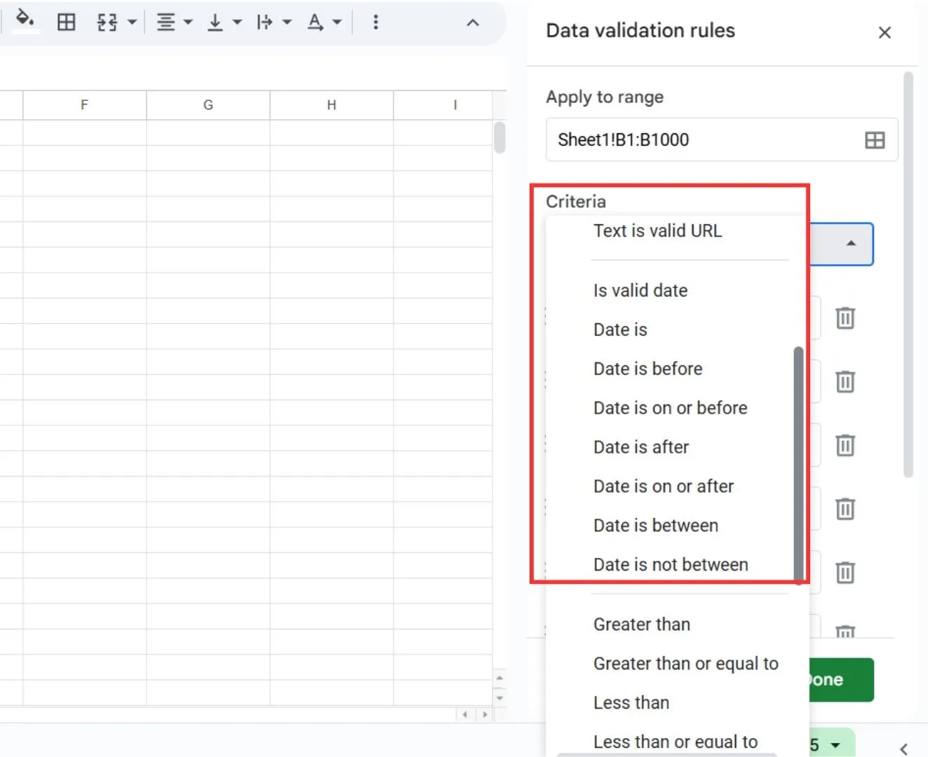 ส่วนเกณฑ์: วิธีการจัดระเบียบวันที่ครบกำหนดใน Google Sheets